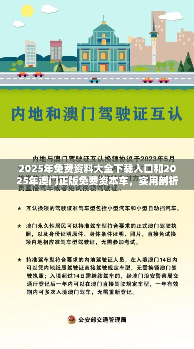 2025年免费资料大全下载入口和2025年澳门正版免费资本车，实用剖析、专家解读解释与落实?