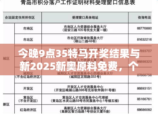 今晚9点35特马开奖结果与新2025新奥原料免费，个人释义、专家解析解释与落实?留心虚假的虚架势