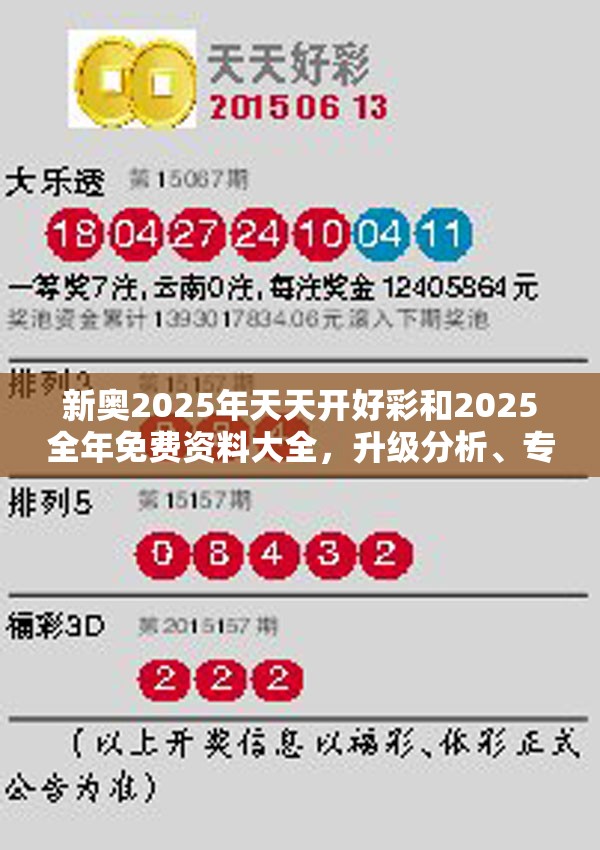 新奥2025年天天开好彩和2025全年免费资料大全，升级分析、专家解读解释与落实,谨防华而不实包装