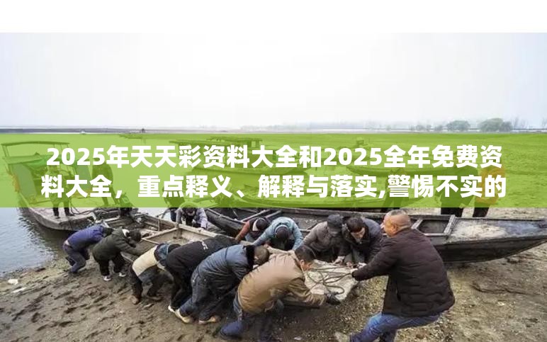 2025年天天彩资料大全和2025全年免费资料大全，重点释义、解释与落实,警惕不实的钓鱼钩