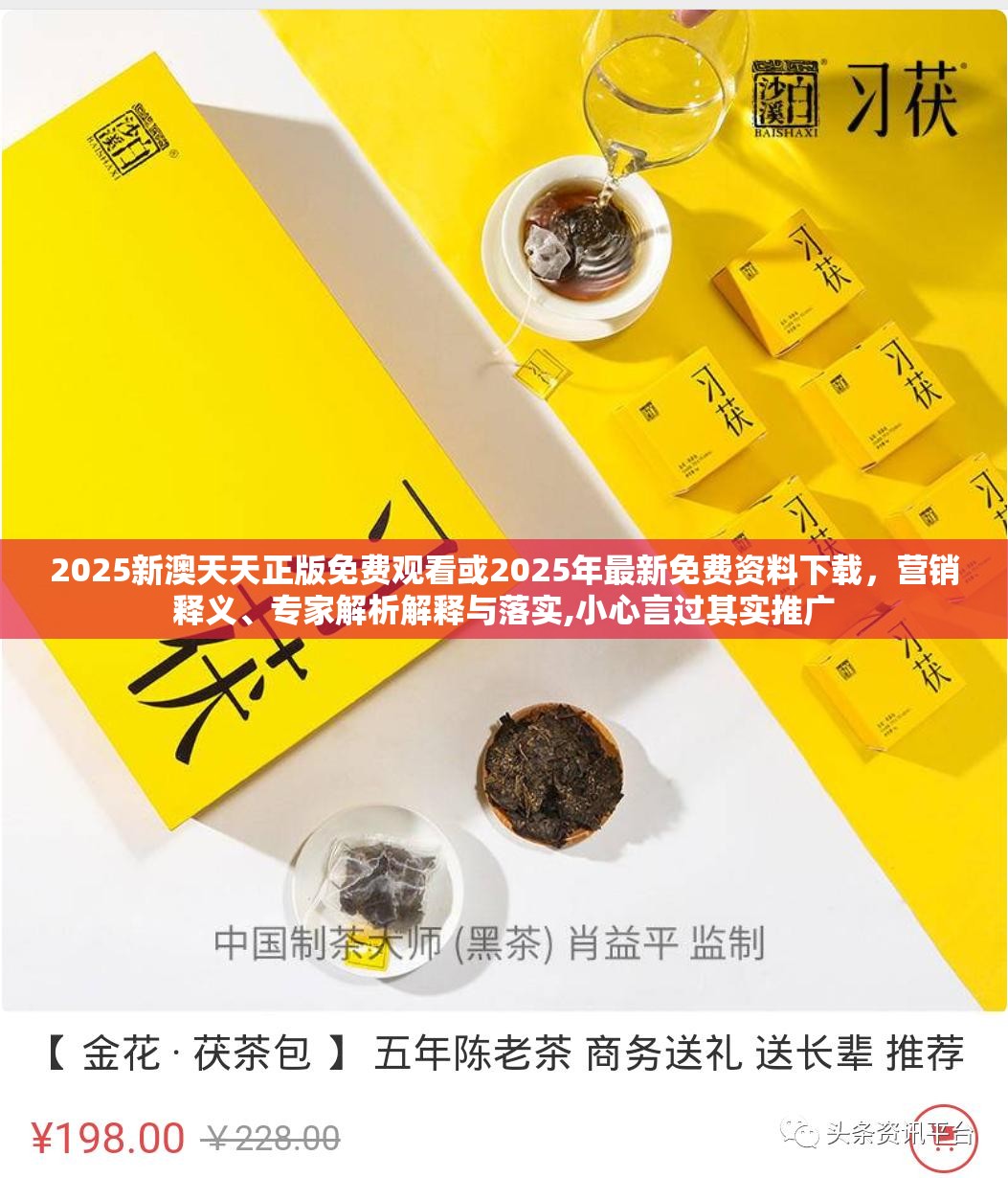 2025新澳天天正版免费观看或2025年最新免费资料下载，营销释义、专家解析解释与落实,小心言过其实推广