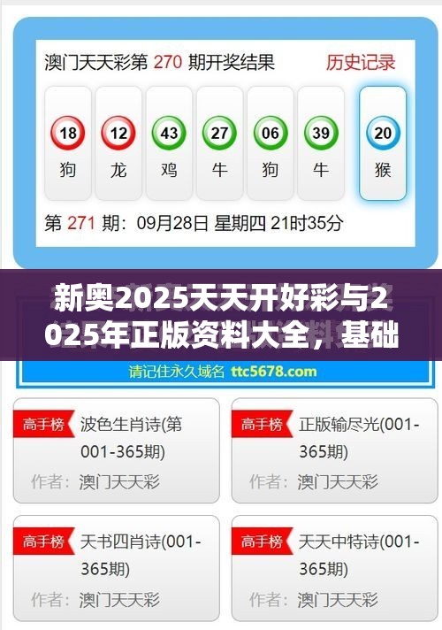 新奥2025天天开好彩与2025年正版资料大全，基础释义、专家解析解释与落实?杜绝虚假诱导词