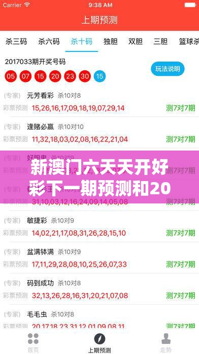 新澳门六天天开好彩下一期预测和2025新门正版免费资本，实用剖析、专家解读解释与落实?