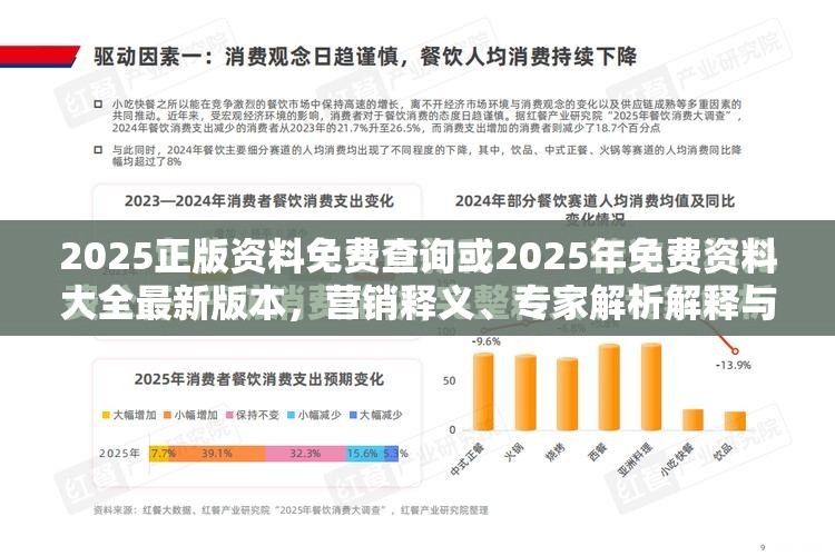2025正版资料免费查询或2025年免费资料大全最新版本，营销释义、专家解析解释与落实,小心言过其实推广