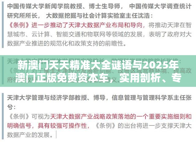 新澳门天天精准大全谜语与2025年澳门正版免费资本车，实用剖析、专家解读解释与落实?